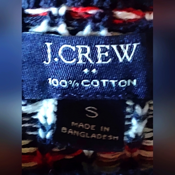 J. Crew Navy Fair Isle Nordic Knit Pullover Sweater | Size Small - Picture 3 of 4